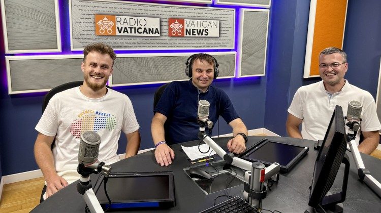 Dávid Molčan, o. Matúš Reiner, o. Tomáš Tupta