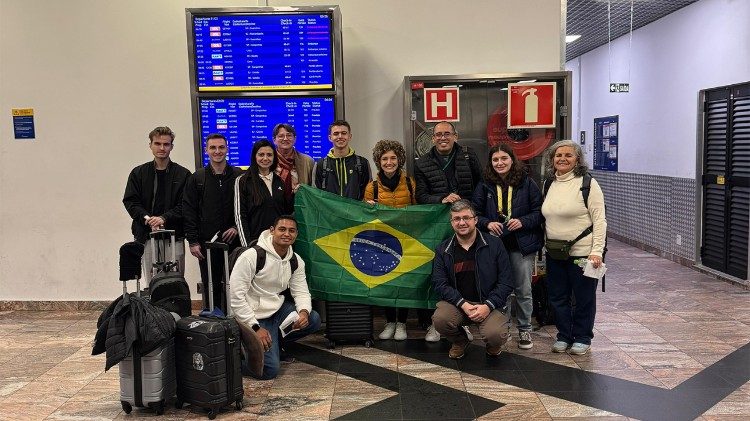 Grupo com destino a Roma: tudo pronto para o embarque!