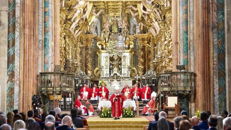 Santa misa en la solemnidad del apóstol Santiago el Mayor, patrono de España, viernes 25 de julio de 2025.