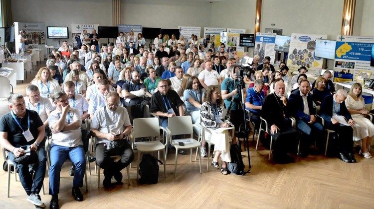 The Caritas Europa team's visit to Ukraine