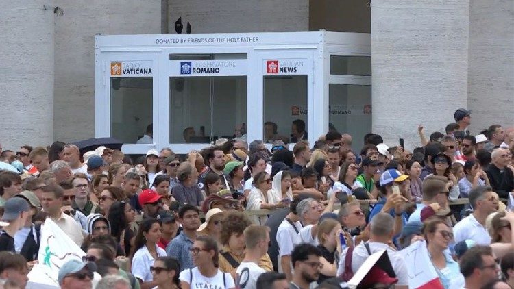 Vatikanradions/Vatican News' nya studio på Petersplatsen