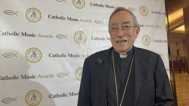 El cardenal en el momento de la entrevista