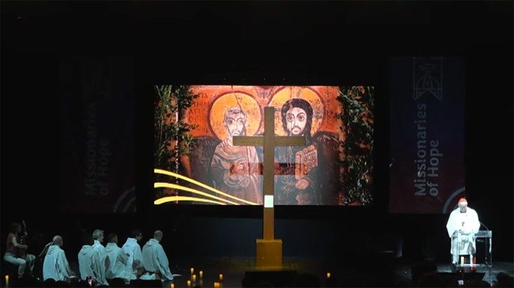 La preghiera ecumenica nell'auditorium Conciliazione