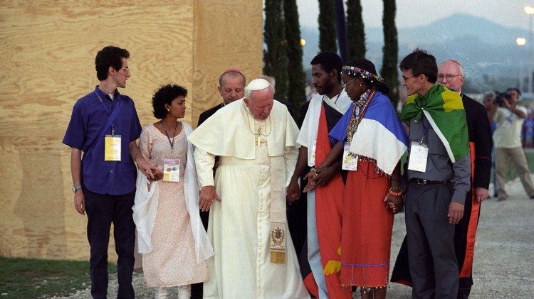 若望保禄二世与青年代表