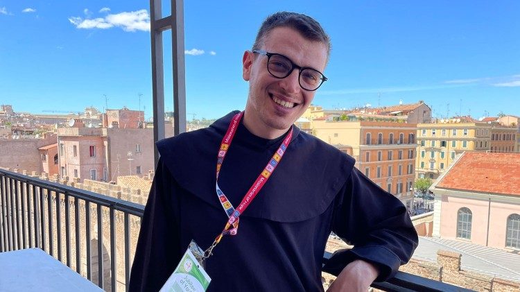 2025.07.30 Fra Andrea Palmentura, partecipante al Giubileo dei missionari digitali e missionari cattolici