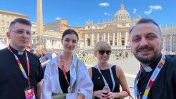 о. Іван Гнатюк, Віра Вальчук, Марія Липяцька та о. Роман Демуш