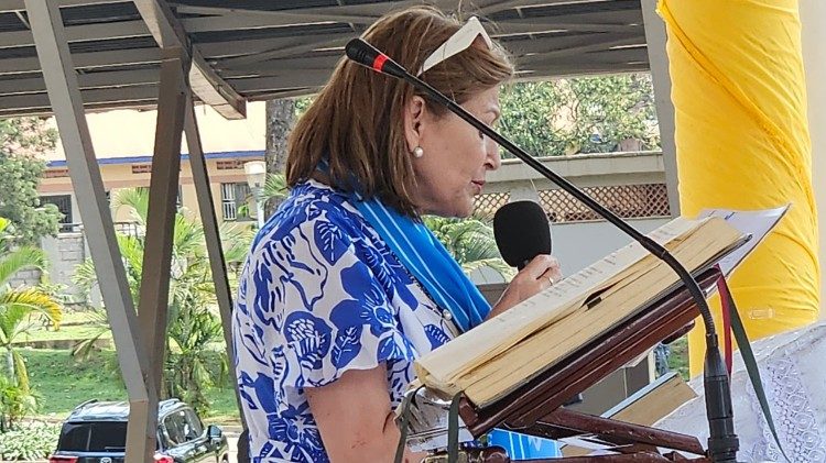 Mama Monica Santamarina, Rais wa WUCWO Duniani