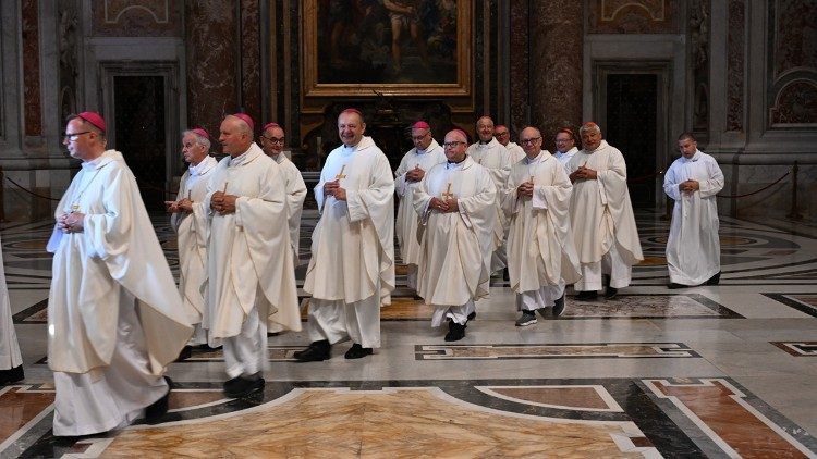 Dzisiejszą Mszę św. koncelebrowało ok. 50 kapłanów