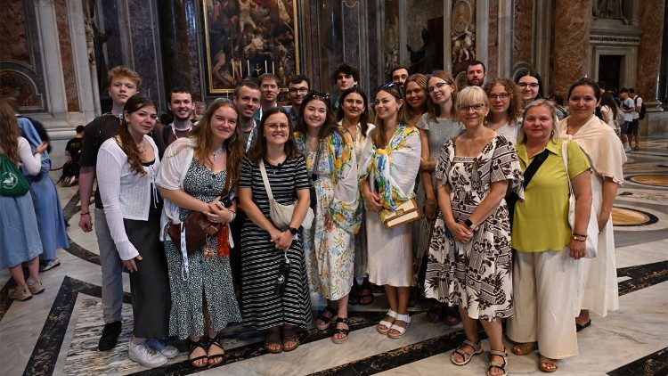 Przedstawiciele Polonii z Kanady, którzy biorą udział w Jubileuszu Młodzieży