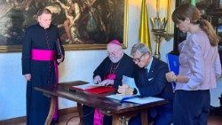 Падпісанне дамовы аб будаўніцтве сонечнай электрастанцыі