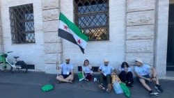 Young pilgrims from Syria