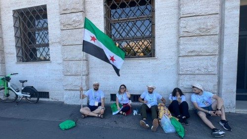Young pilgrims from Syria