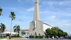 Long Xuyen Cathedral in Vietnam