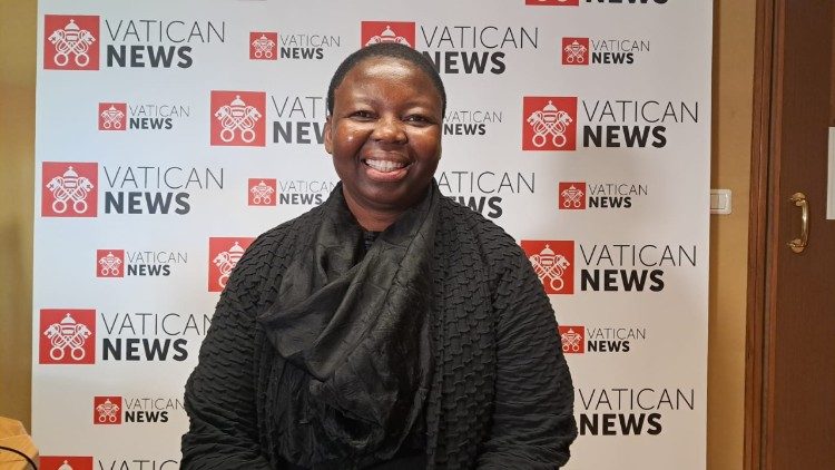 Sœur Rita Mboshu, théologienne, présidente de la Fondation Pape François pour l’Afrique.