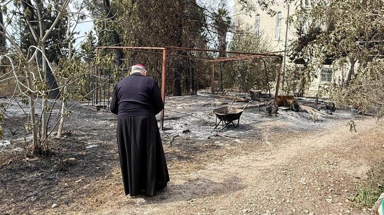 Gli effetti degli incendi in Terra Santa