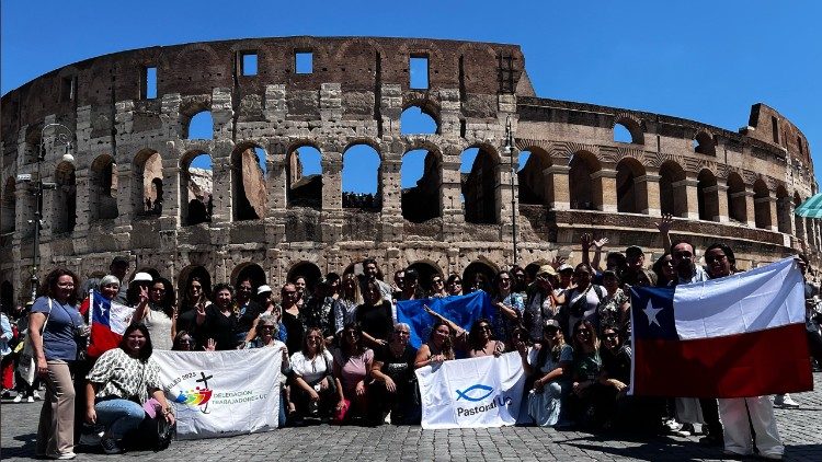 La peregrinación desde Chile buscó renovar sus almas en la cercanía con Dios
