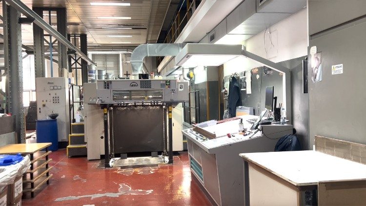 Les machines d'impression. 