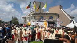 Célébration des 75 ans de création du diocèse de Buéa, au Cameroun, mercredi 7 mai.