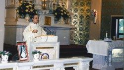 R. F. Prevostas OSA Šv. Kazimiero seserų vienuolyno koplyčioje 1999 m. rugpjūčio 28 d.