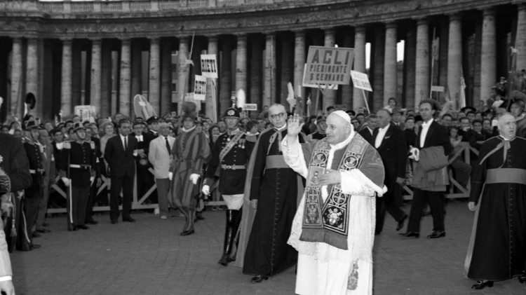 Popiežius šv. Jonas XXIII (1958–1963) Šv. Petro aikštėje