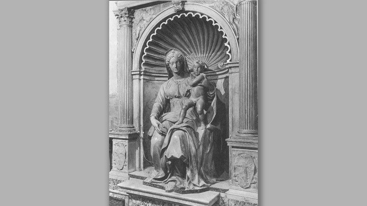 jacopo Sansovino, Madonna del Parto, Basilica di Sant'Agostino in Campo Marzio, Roma