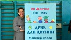 Sr. Franciszka durante l'organizzazione delle lezioni diurne per i bambini