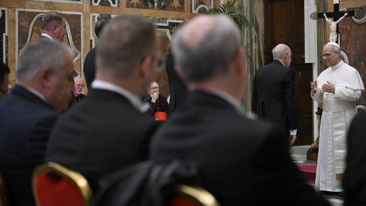 O Papa com os membros do Corpo Diplomático acreditado junto à Santa Sé