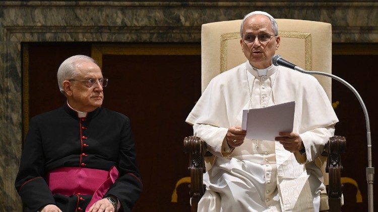 Påven under talet till de ackrediterade ambassadörerna 