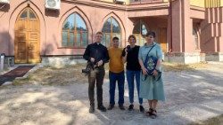 Membres du Centre catholique des médias à Kiev.