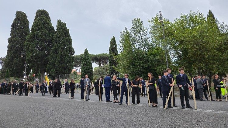 La Gran Procesión en el marco del Jubileo de las Cofradías, 17 de mayo de 2025.
