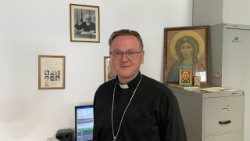 El arzobispo Nikolai Dubinin, obispo auxiliar de la arquidiócesis de la Madre de Dios en Moscú.
