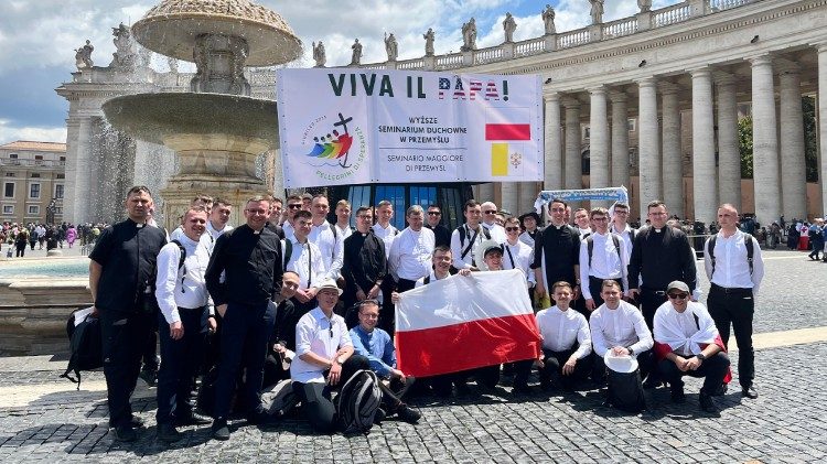 Wspólnota Wyższego Seminarium Duchownego w Przemyślu na Placu św. Piotra