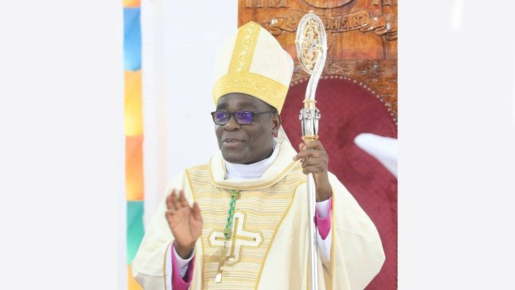 Mgr Jean-Jacques Koffi Oi Koffi, nouvel archevêque de Gagnoa en Côte d'Ivoire.