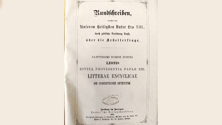 Frontespizio dell'enciclica in lingua tedesca