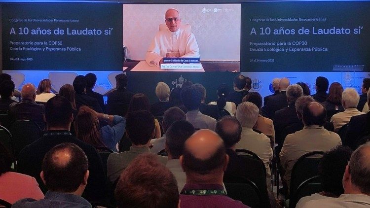 Momento da apresentação da mensagem