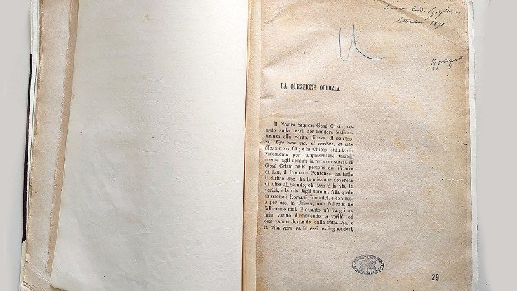 Rerum Novarum - II schema del cardinale Zigliara