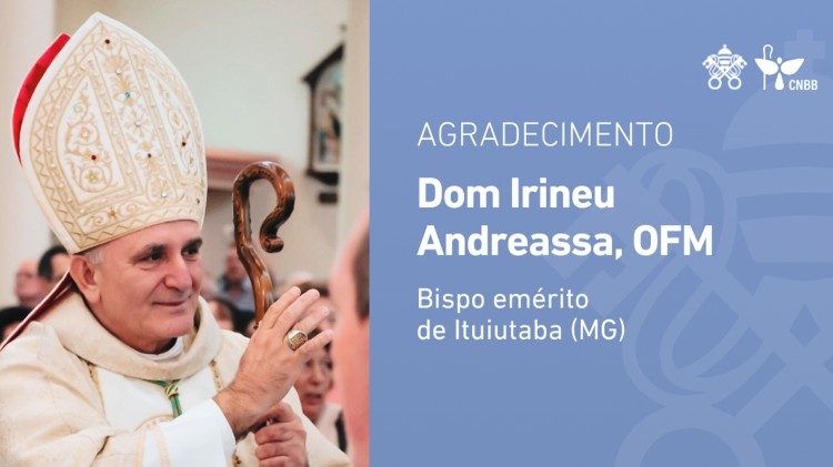 Dom Irineu Andreassa bispo emérito de Ituiutaba