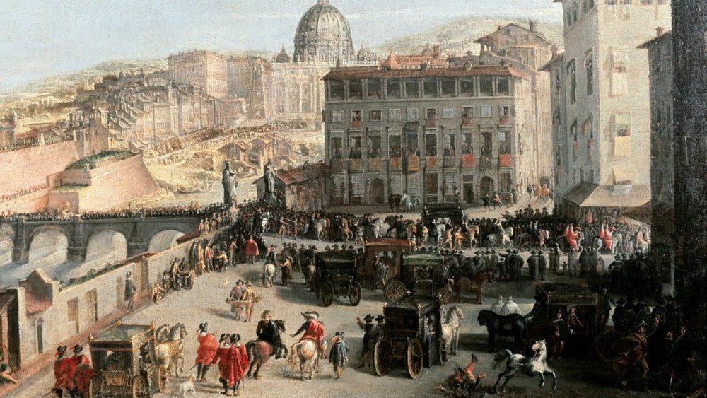 FOTOGALERIE historických vyobrazení papežské cesty na Laterán