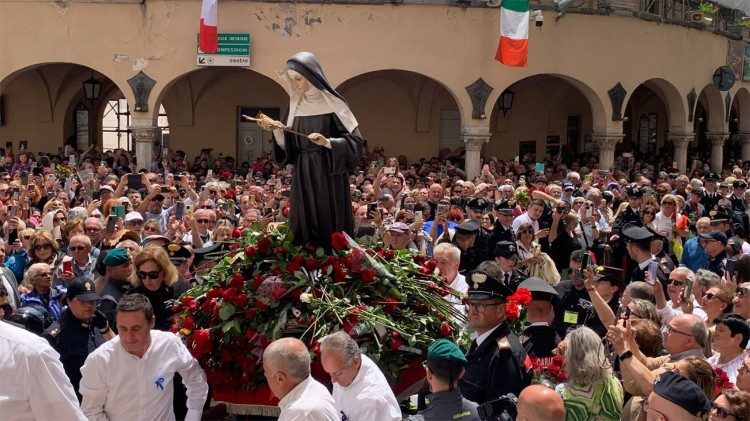 La solemne Misa pontifical para la memoria litúrgica de Santa Rita