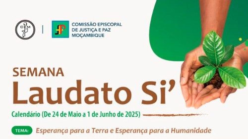 Semana Laudato Sì, pela Conferência Episcopal de Moçambique (CEM) - cartaz