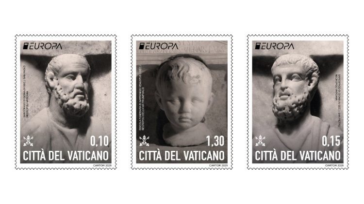 La serie di francobolli Europa, le scoperte archeologiche nazionali