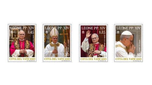 Poste du Vatican, la première série de timbres du Pape Léon XIV enfin prête