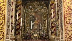 Obraz nad grobem św. Filipa