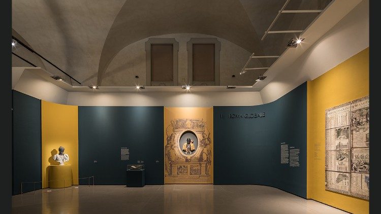 Allestimento della mostra "Barocco globale"