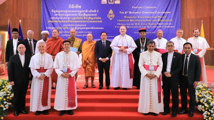 Le cardinal George Jacob Koovakad, préfet du dicastère pour le Dialogue interreligieux au Cambodge.