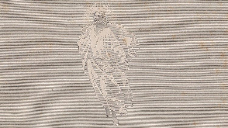 Ad Ligny, de Gustave Doré, [La Ascensión], xilografía, en Gustave Doré, [La Biblia], Deventer 1887. BAV, Stampe II.337, tabla 40.