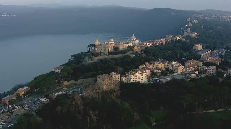 Un vista de la localidad de Castel Gandolfo