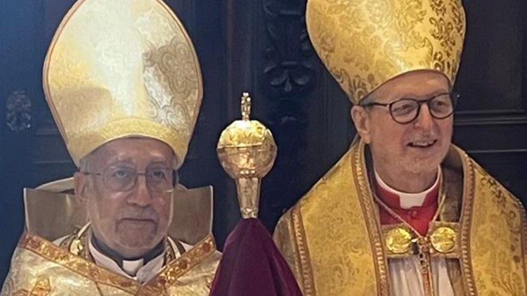  Ռաֆայէլ Պետրոս ԻԱ-ը  Կարդինալ Քլաուտիօ Կուճերոթթիին հետ