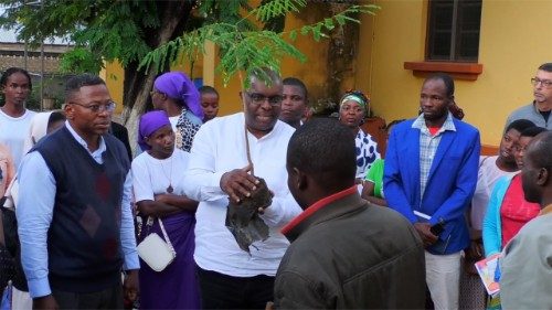 Laudato si movement in Nampula planting trees, this week.