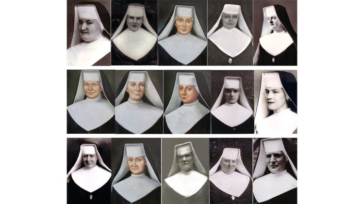 Une image des 15 nouvelles religieuses bienheureuses